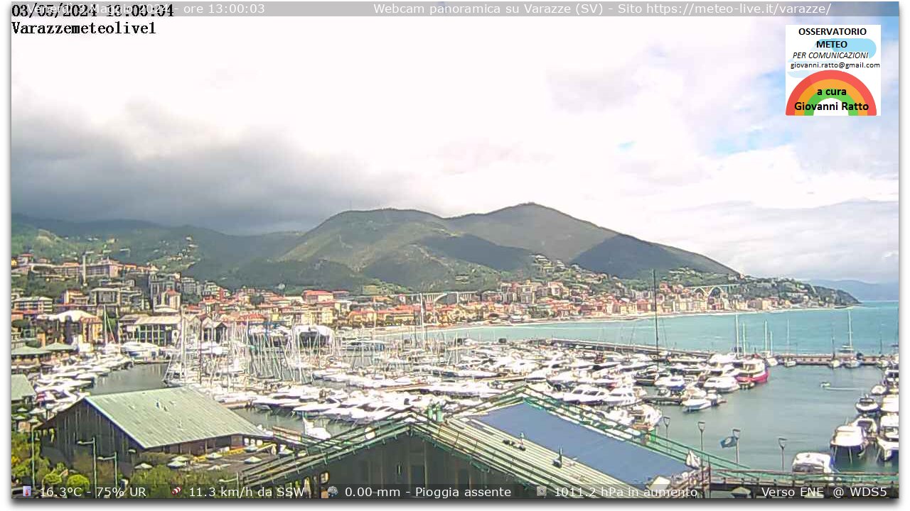 Webcam panoramica dal porto