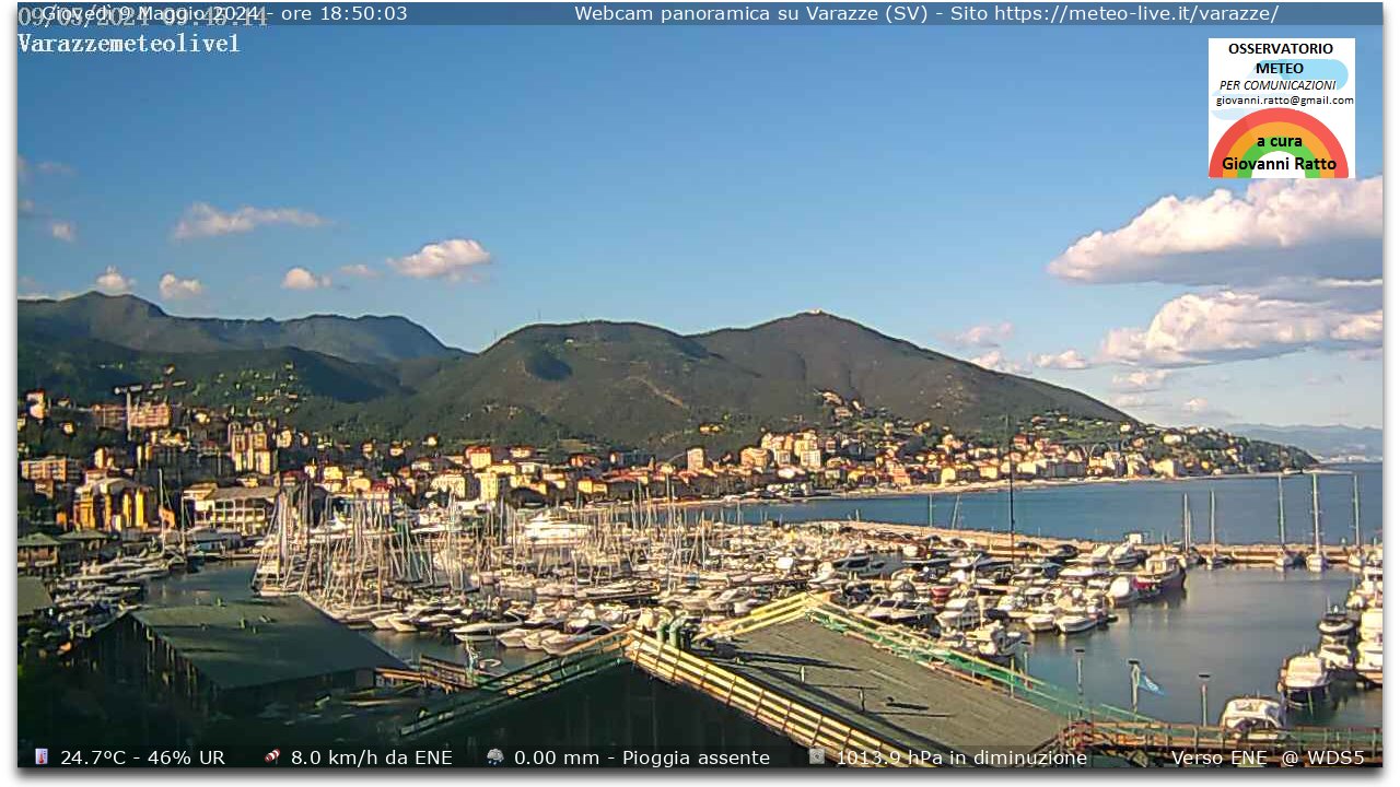 Webcam panoramica dal porto